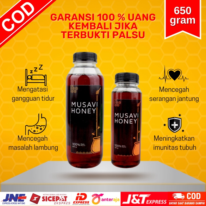 

madu asli murni 100% raw honey herbal bikin sehat murah | suplemen makanan | Musavi Honey