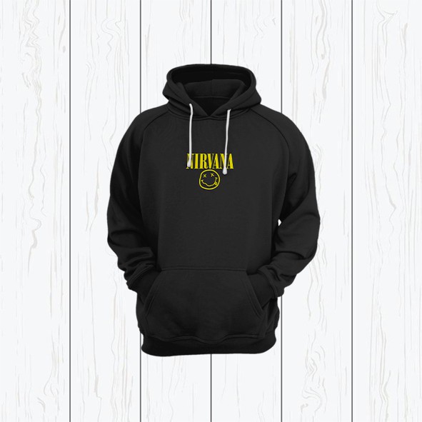 Hoodie Premium Nirvana - Smile