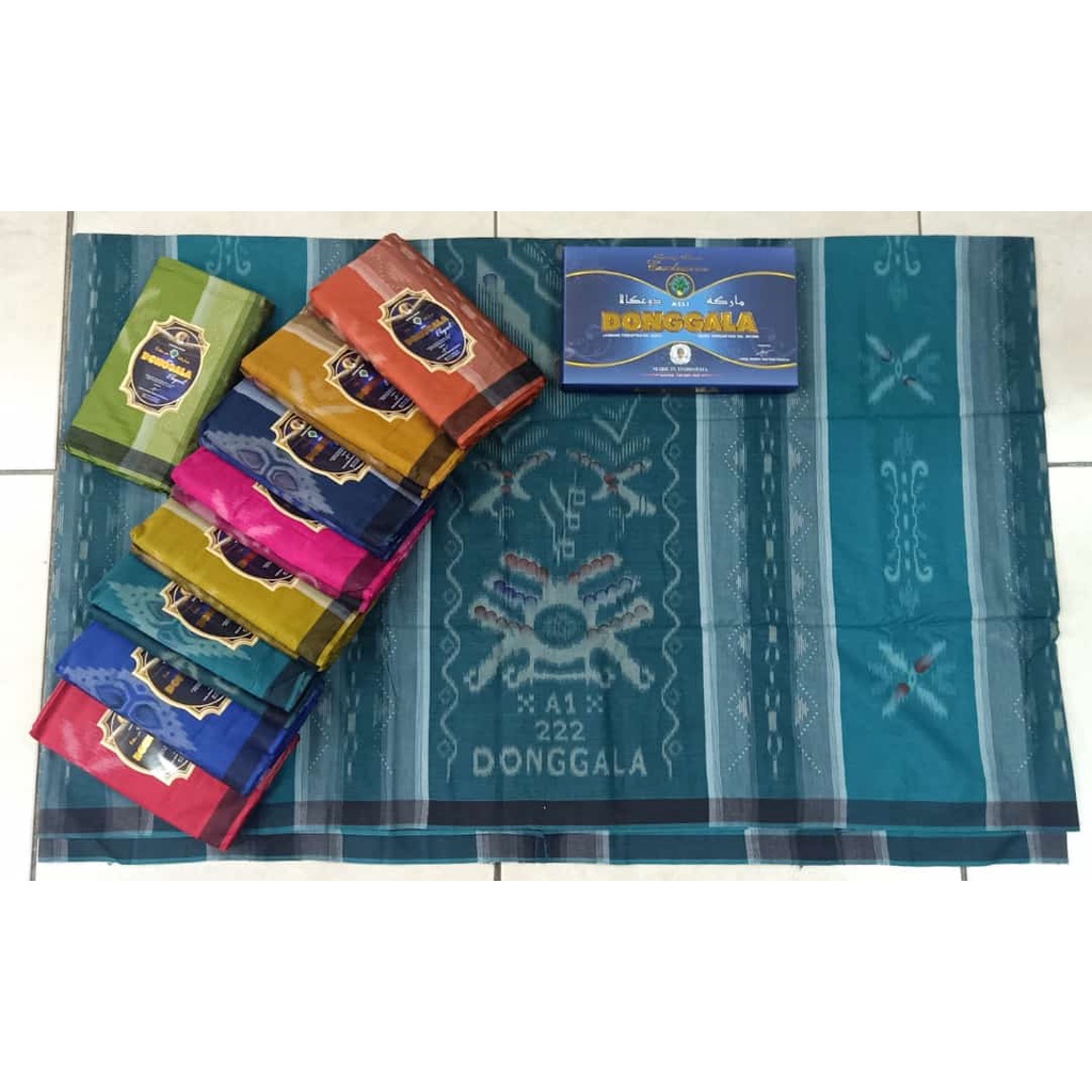 Grosir 10 pcs – Sarung Donggala - Sarung Dewasa - Sarung Sholat Pria Original | Basmalah Muslim