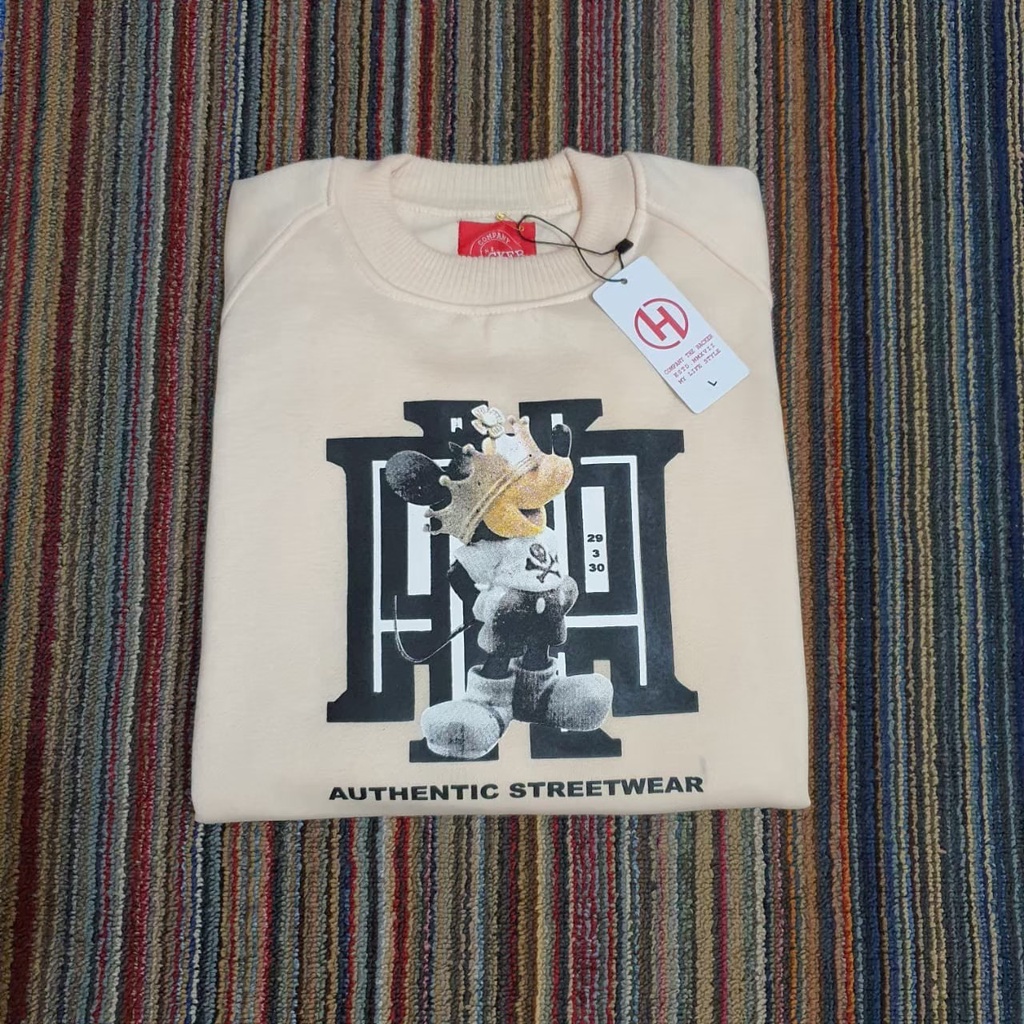 JAKET CREWNECK SIMPLE UNISEX / CREWNECK PRIA WANITA DISTRO / CREWNECK DISTRO BANDUNG