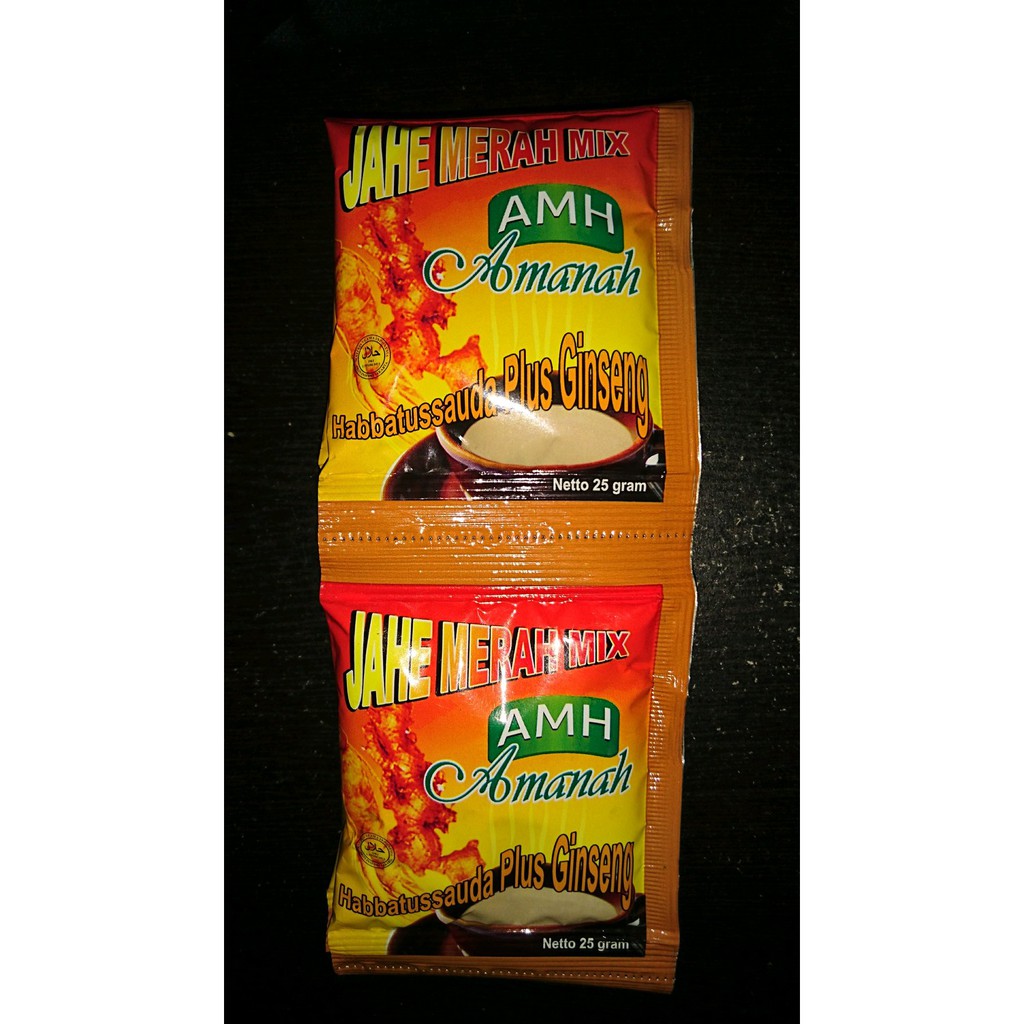 

Jahe Merah Mix AMH Amanah Habbatussauda plus ginseng