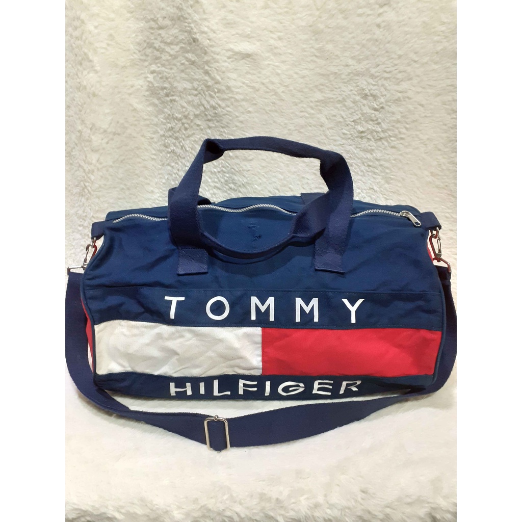 Tas Second / Preloved TOMMY HILFIGER Sling Bag / Duffle Bag / Selempang / Bekas