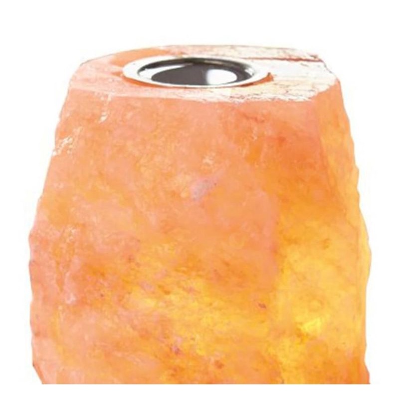 Eglare Lampu Meja Himalayan Dengan Penghangat Minyak Aromaterapi E14