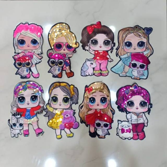 PATCH / APLIKASI LOL SURPRISE PART 3 UKURAN 20 CM