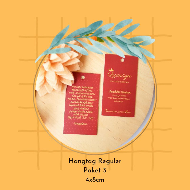 

Hangtag Paket 3 (Reguler tag)