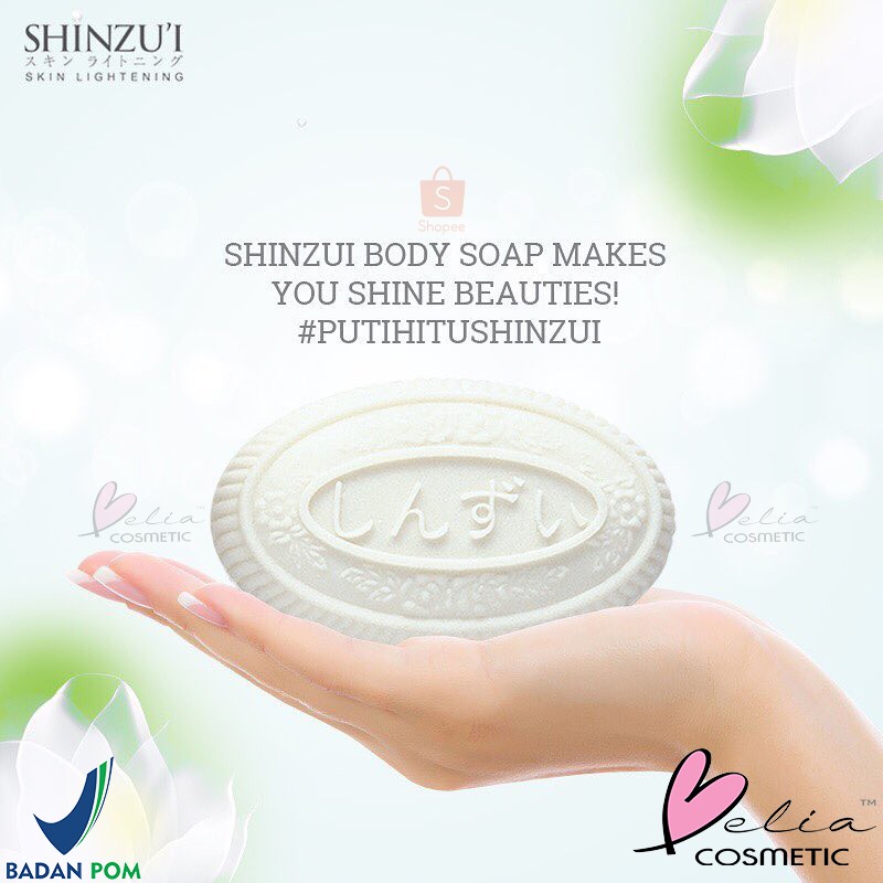 Belia Shinzui Skin Lightening Bar Soap 65gr 85gr Sabun Mandi Batang Shinzu I Shopee Indonesia