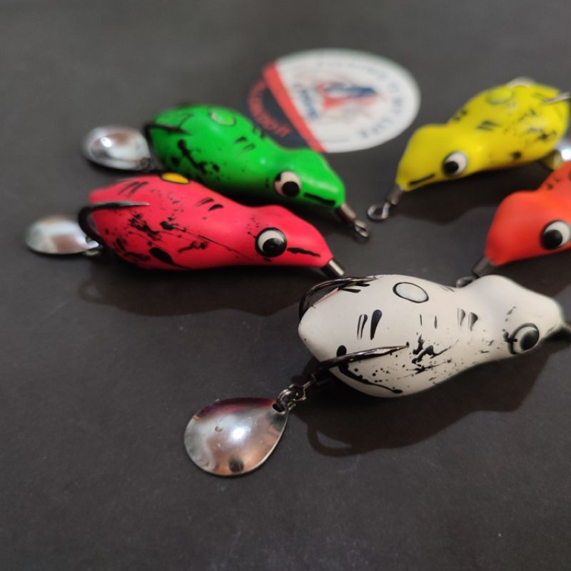 SOFT FROG 5CM OF LURE I UMPAN CASTING IKAN GABUS DAN TOMAN