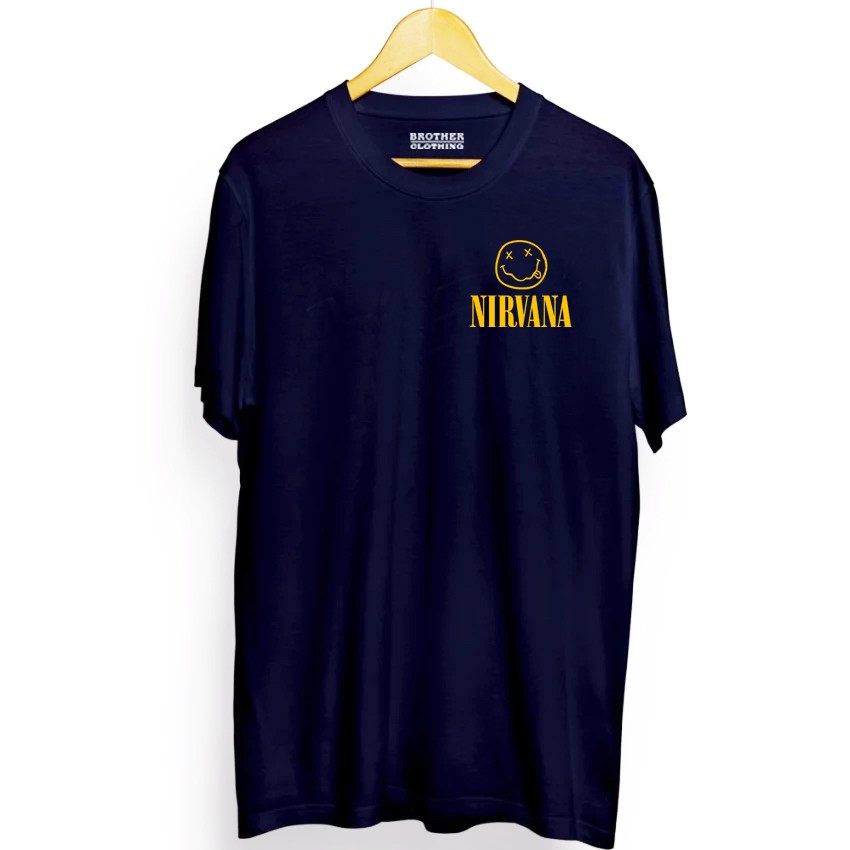 Kaos Distro Nirvana Little Yellow - Abu Misty Premium