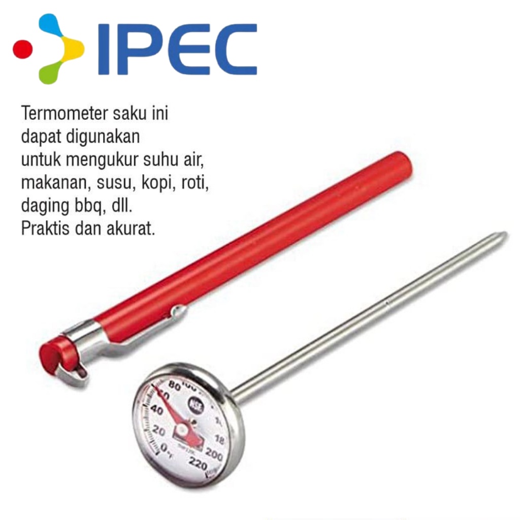 TERMOMETER SERBAGUNA / pocket test thermometer portabel dapat digunakan untuk mengukur suhu cairan atau permukaan 10185