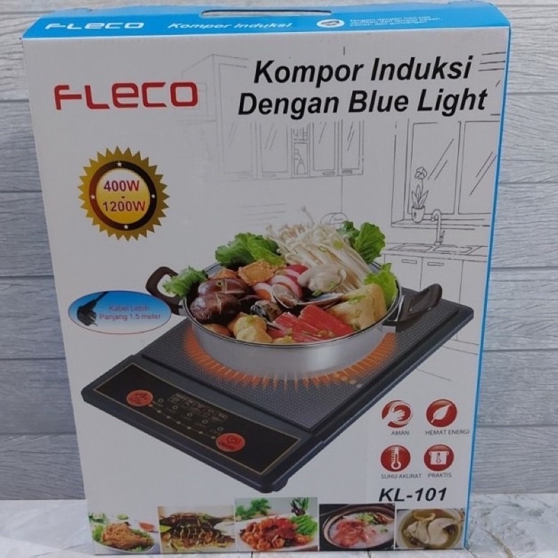 Kompor Induksi Dengan Blue Light Layar Sentuh Fleco KL-101 // KL-102 // Kompor Listrik