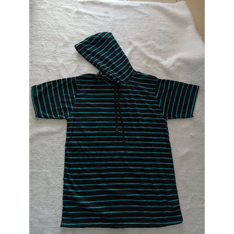 kaos hoodie hitam tosca kecil size S-8XL