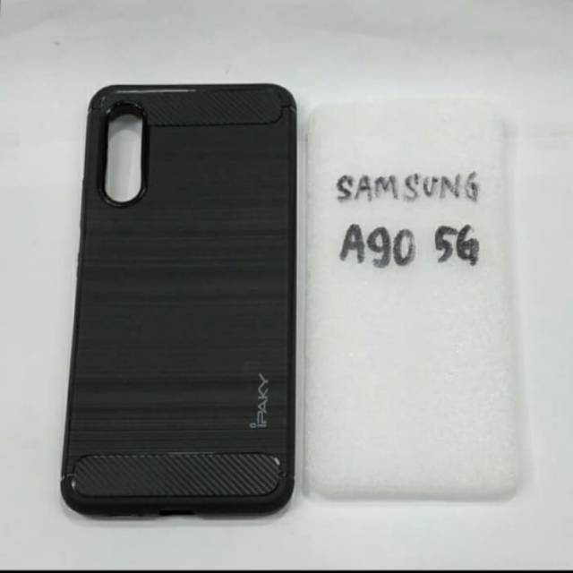 karet SAMSUNG A90 5G softcase ipaky SAMSUNG A90 5G silikon karet hitam