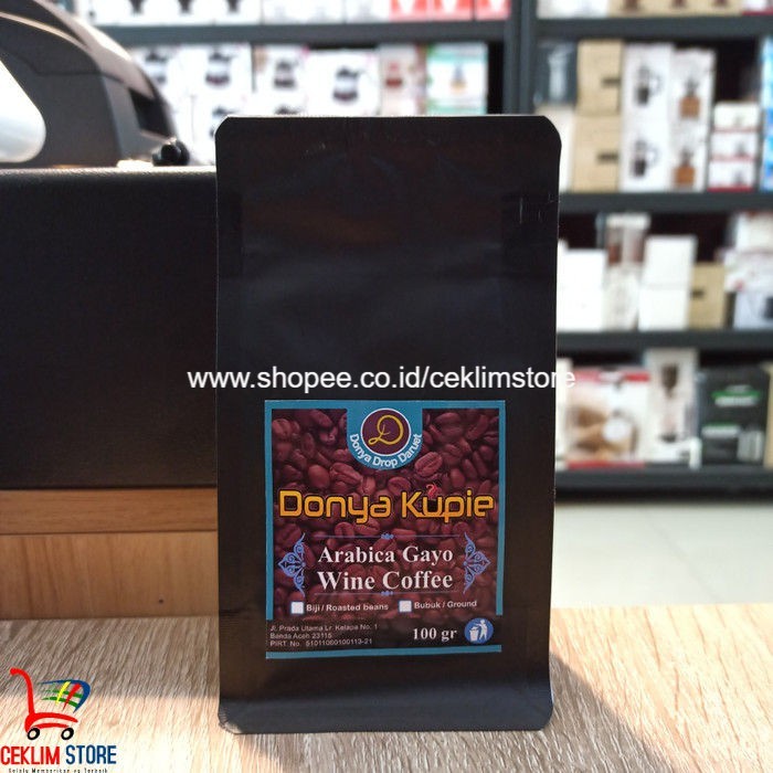 

Kopi Arabika Arabica Gayo Wine Coffee 100Gr - Bubuk