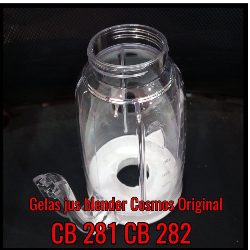 Gelas blender cosmos original + tutup Type CB 282 P CB 281 p. ORIGINAL. tutup Bolong