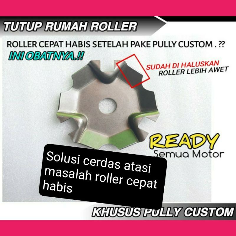 TUTUP RUMAH ROLLER CUSTOM BEAT DELUXE GENIO PCX VARIO KARBU VARIO 125 150 160 COSTUM PLAT RAM BEAT ESP VARIO PCX ADV GENIO 125 BEAT FI BEAT DELUXE PCX 10 ORIGINAL YAMAHA DAN HONDA BEAT MIO VARIO MIO M3 NMAX MIO J MIO GT BEAT FI GENIO BEAT DELUX