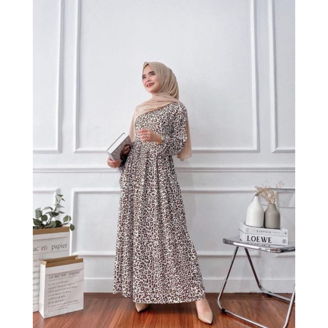 Gamis Milea / Dress Syari/ LD 120 cm / PB 130 cm / Gamis Rayon Premium / Dress Gamis Rayon Premium / Gamis Jumbo / Daster Gamis-MILEA(TUTUL)