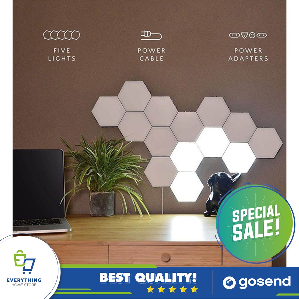 Lampu LED Minimalis Hexagon