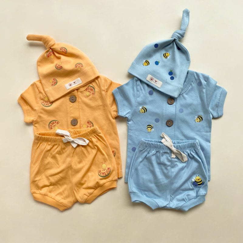 BOHOPANNA - BAE SET THE OVERTEE - BAJU OVERTEE - SETELAN ANAK