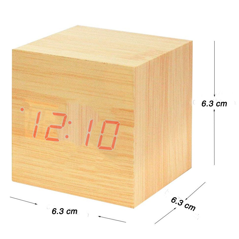 wooden clock kotak