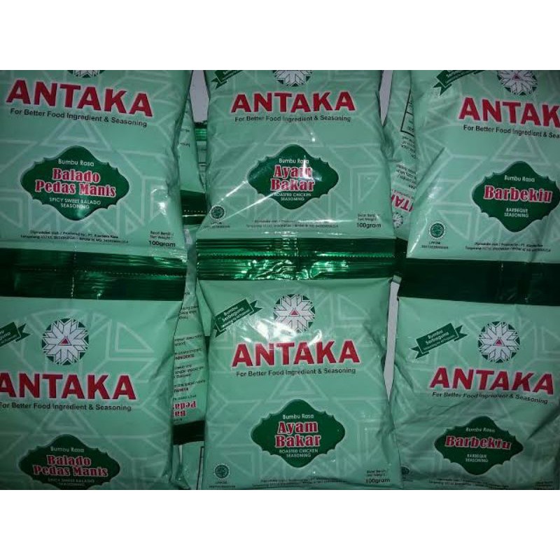 

Bumbu Antaka balado pedas tabur bubuk 100gram