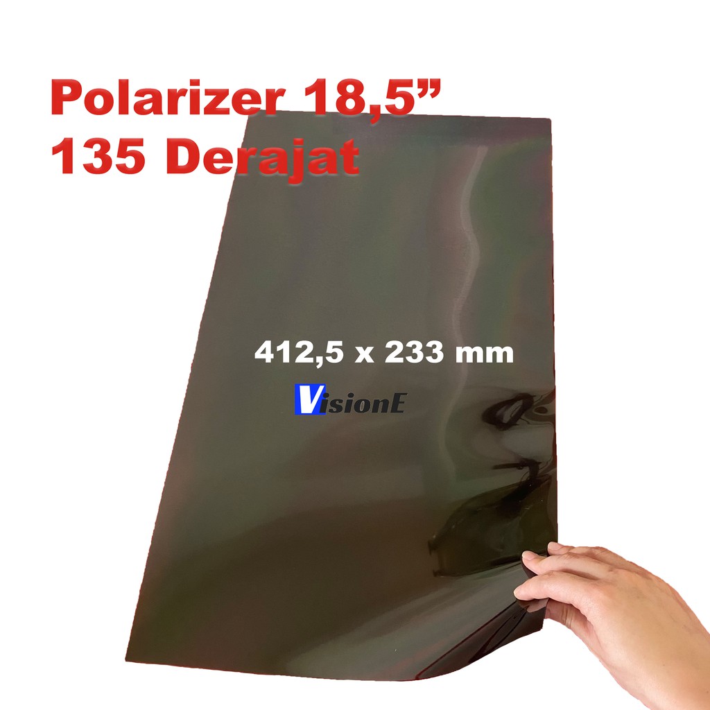 POLARIZER LCD 18.5 INCH 135 DERAJAT polariser LCD LED 18,5 Inch 135 derajat dimensi 412,5*233 MM