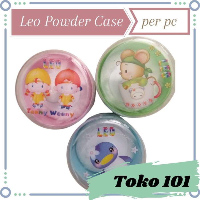 Leo Powder Case Tempat Bedak Single
