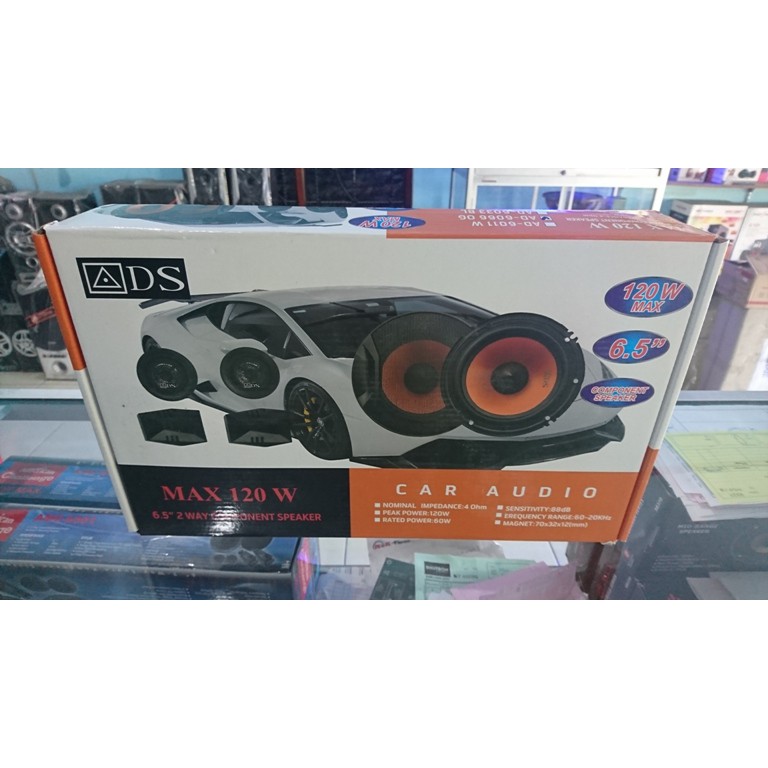 Speaker mobil Split 6.5inch VOKAL TWEETER crosover ADS JERNIH