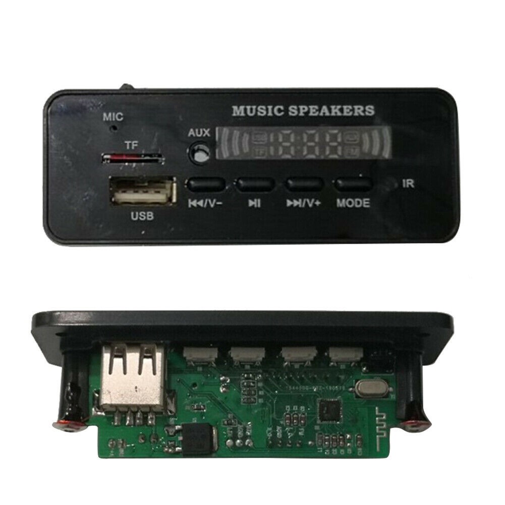 Car Bluetooth 5.0 MP3 Player Decoder Board Audio Module USB AUX TF FM Radio Remote Speaker