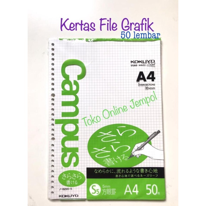 

Livro | A4 Buku Kotak Grafik Kokuyo 829S Japan 50 Lembar 255262 Atk1197Ky