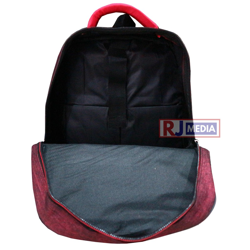 [ Bisa COD ] Ransel Laptop In Kerja Pria Polo Alfito Biru Motif Tebal Merah Stylish Tas Ransel Sekolah SD SMP SMA Kulaih Kerja Terbaru Kualitas Terbaik