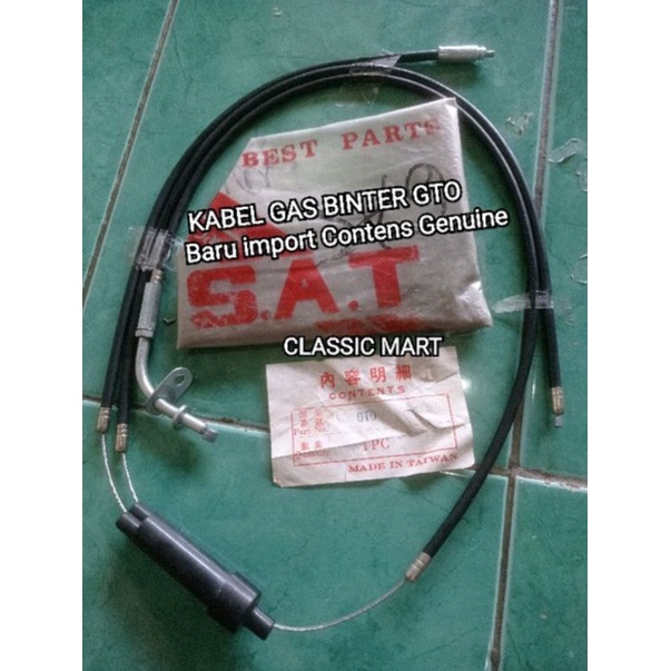KABEL GAS KAWAT GAS KAWASAKI BINTER GTO-KH100-KH110-KH 100-KH 110-KH