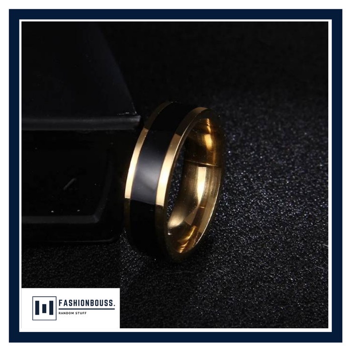 CINCIN PRIA TITANIUM HITAM / CINCIN EMAS / CINCIN COUPLE WANITA - 5