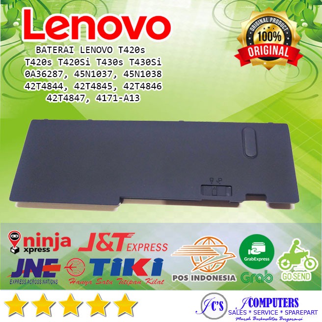Baterai Original Laptop Lenovo Thinkpad T420S T430S Series