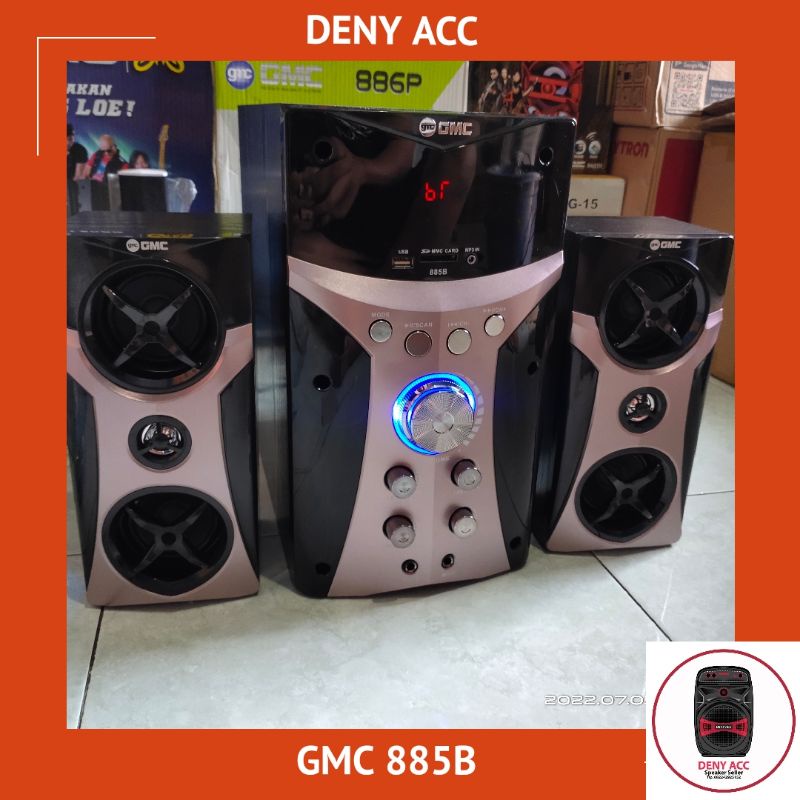 PROMO SPEAKER BLUETOOTH KARAOKE GMC 885B/BASS BOOSTER
