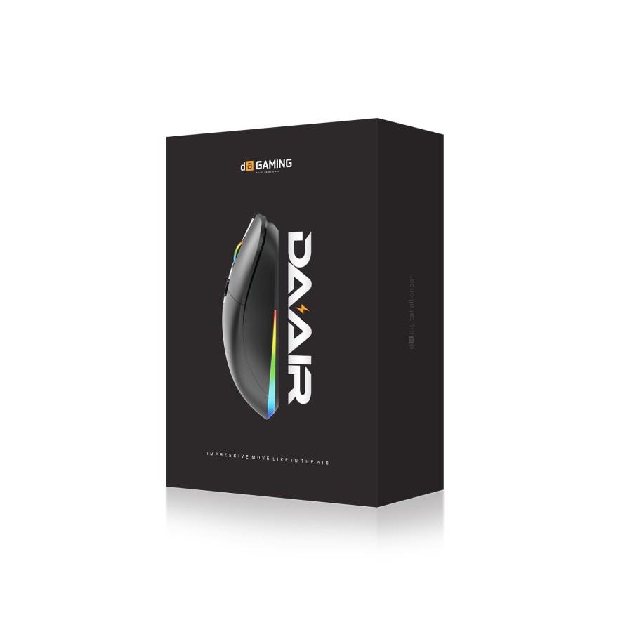 Mouse Digital Alliance DA AIR Wireless - Mouse Gaming DA Air RGB - Mouse Gaming Wireless DA AIR