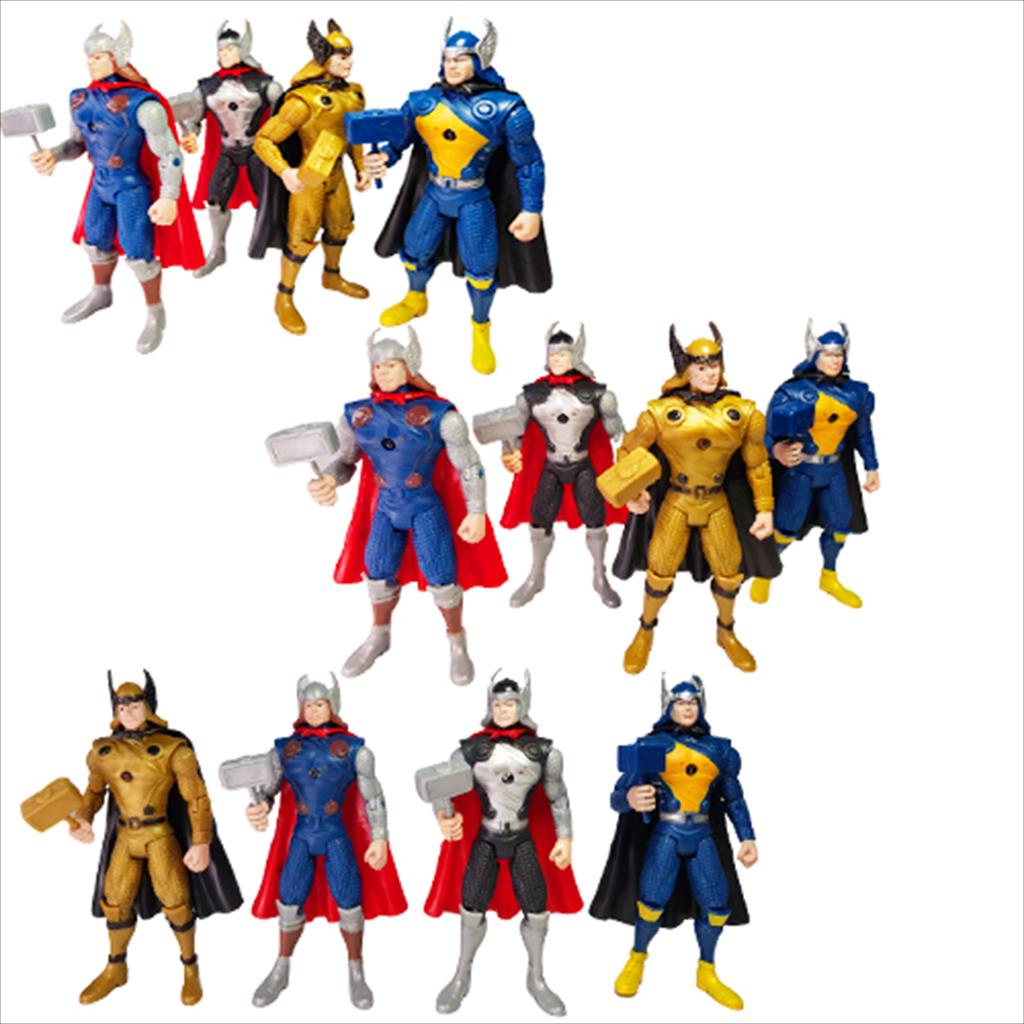 Mainan Anak Figure Hero 4Pcs/ Mainan Tembak-Tembakan Koin Karakter