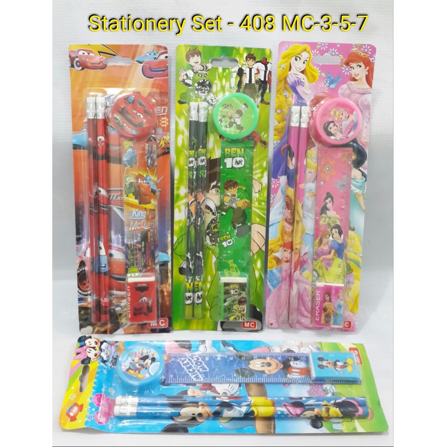 Stationary Set 5 in1 / Alat tulis anak MC 408/357 Cuci Gudang/Promo