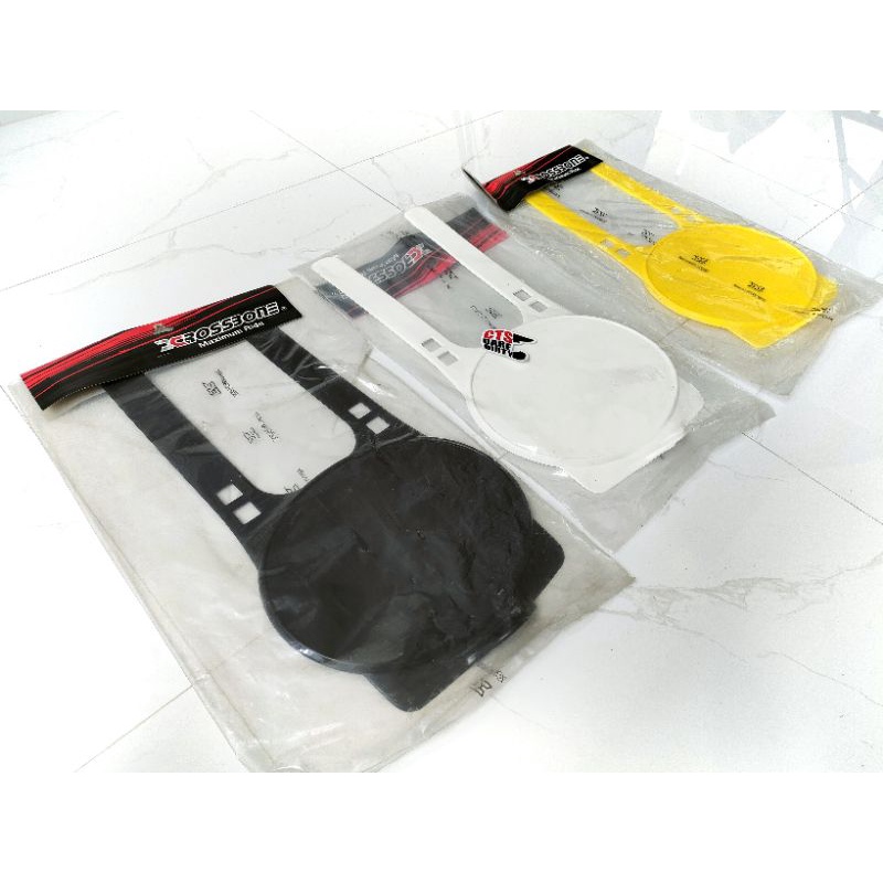 Papan Nomor Trail Jadul Klasik Vintage Crossbone