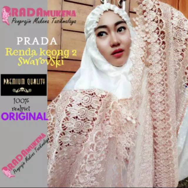 Mukena renda bordir tasik swaroski jumbo