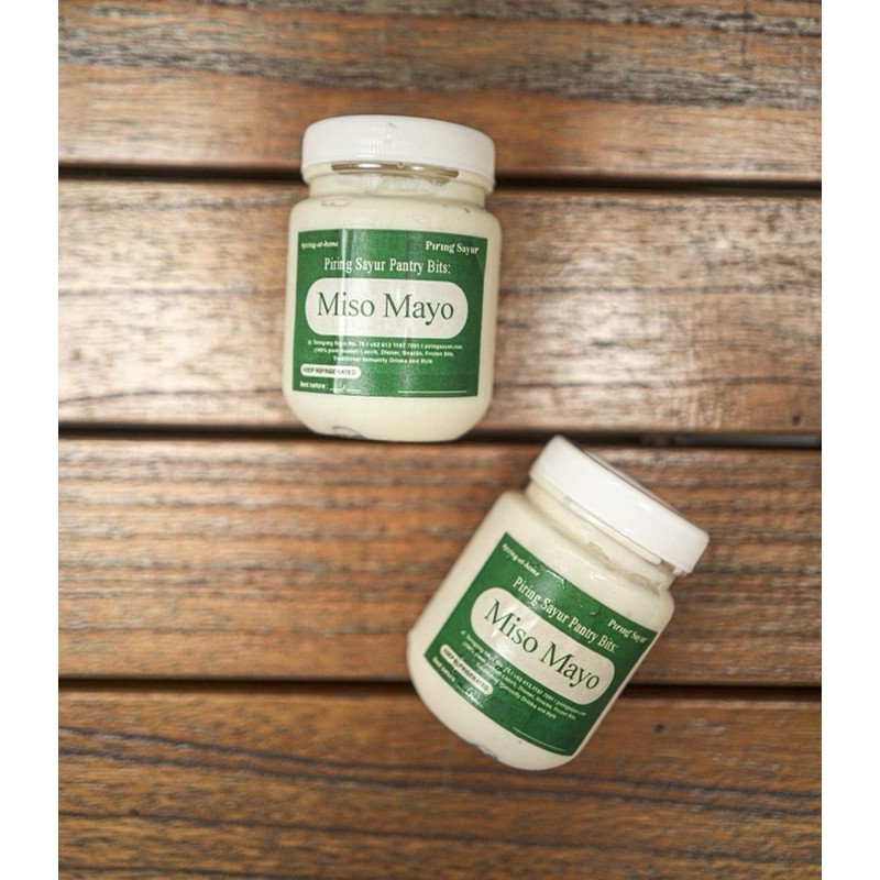 

Plant Based Vegan Mayonnaise Miso Mayo Piring Sayur