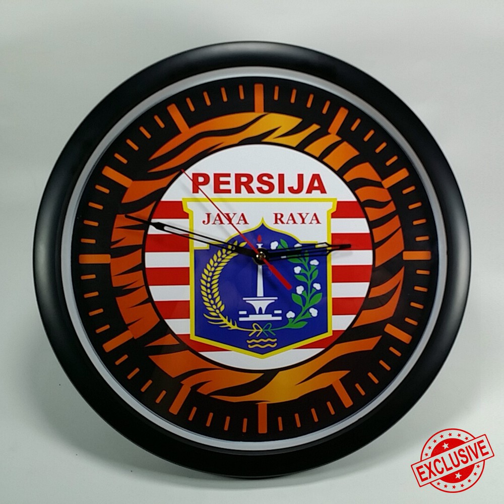 (ISTIMEWA BOSSQUE) JAM DINDING CUSTOM PERSIJA TIPE-3