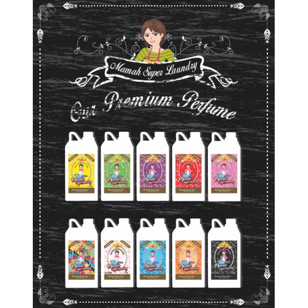 MAMAH SUPER LAUNDRY PREMIUM PARFUM TANPA ALKOHOL PELICIN DAN PENGHARUM SETRIKA