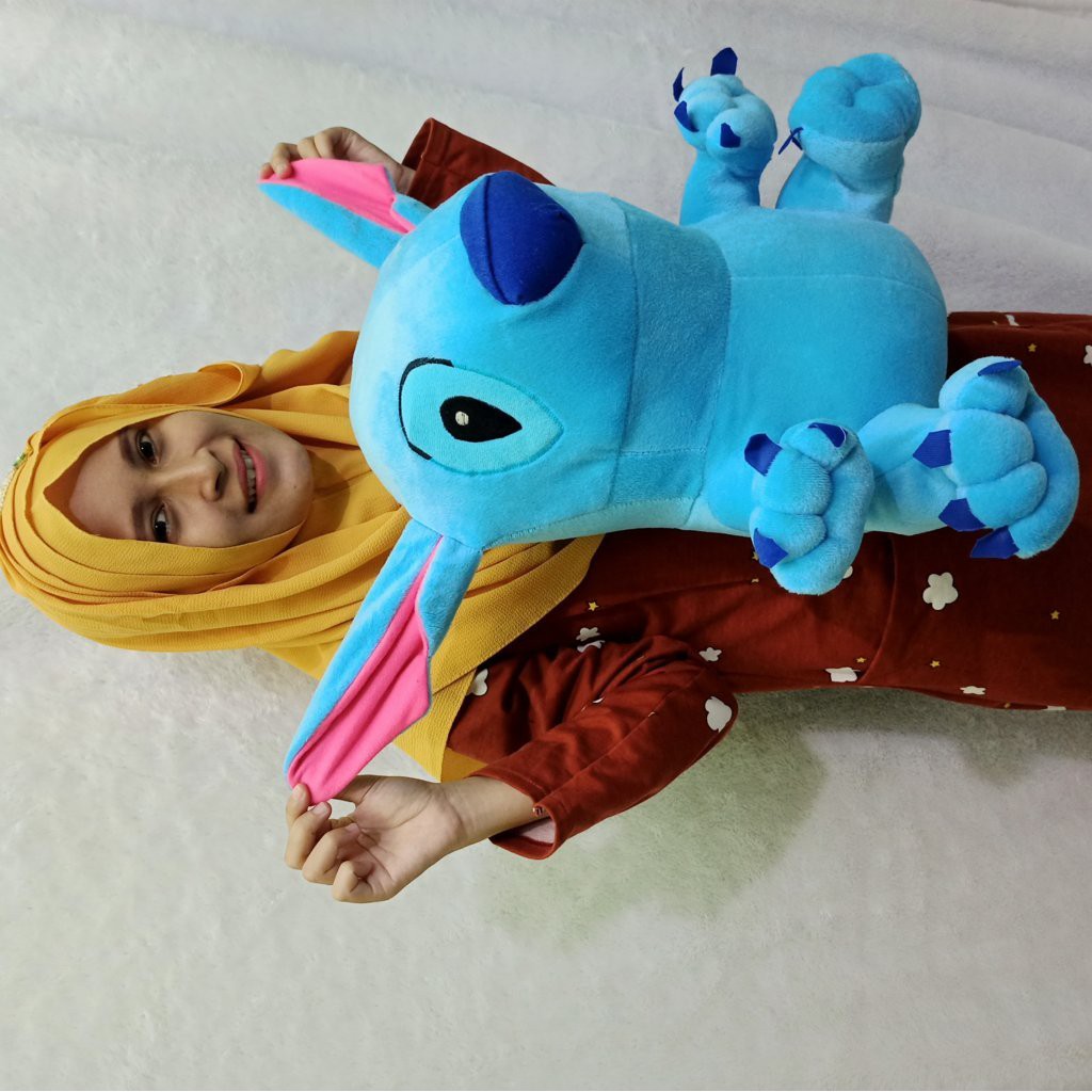 TERMURAH Boneka stitch stit stick size XL bisa ukir NAMA