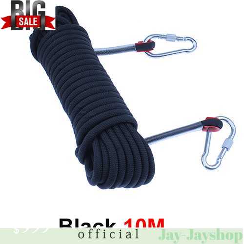 Tali Paracord Panjang Tebing Climbing Rope 10mm with Steel Buckle - P4