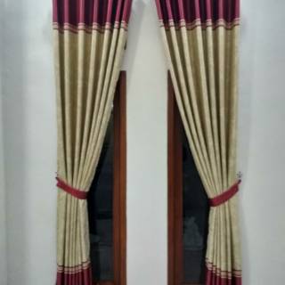 Gorden jendela pintu minimalis abu coklat hijau merah Gorden jendela pintu minimalis abu coklat hijau merah