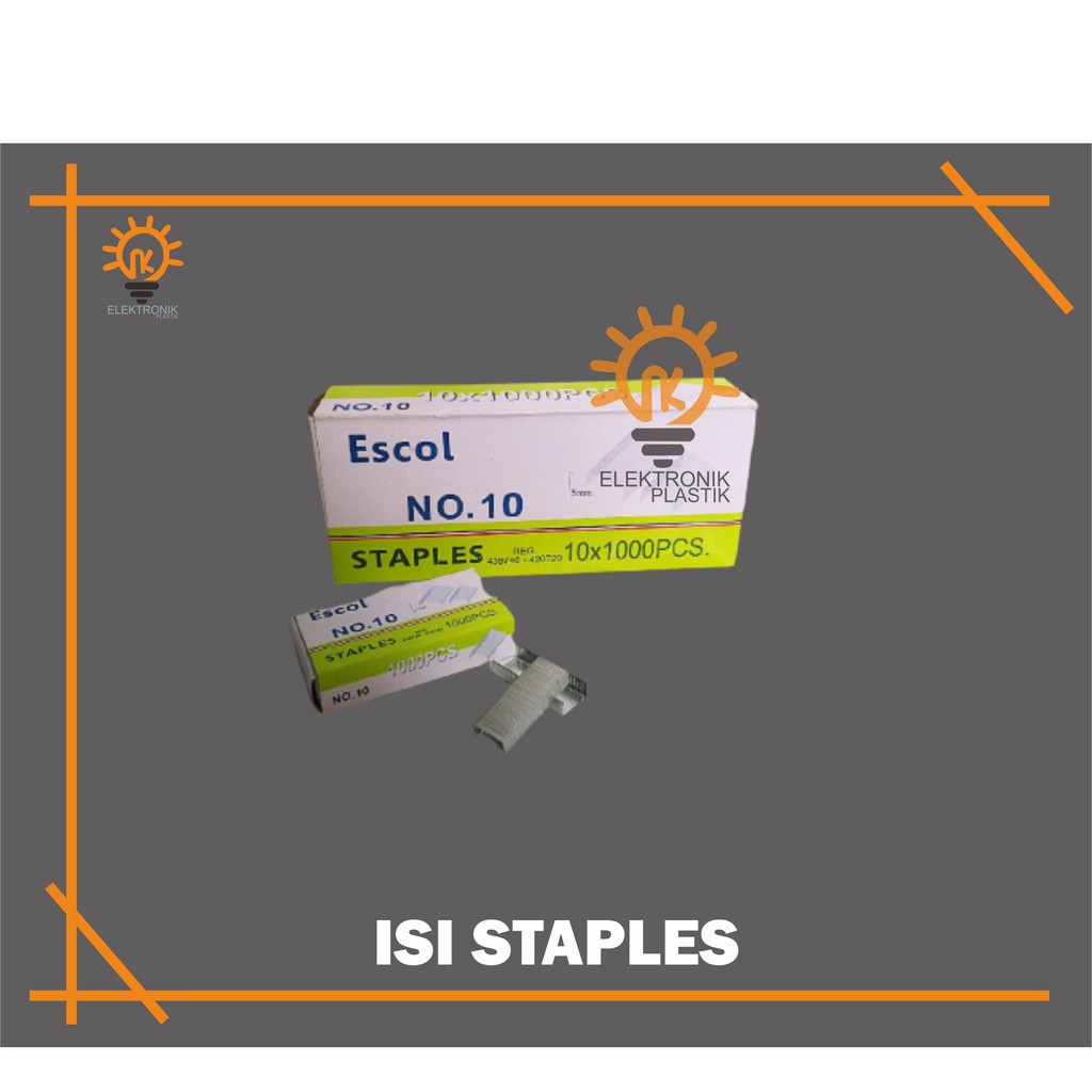 

Isi Staples Escol/ Isi Staples Kecil no 10