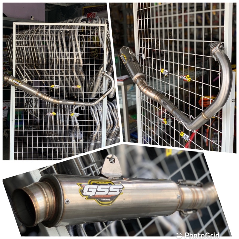 knalpot herex original gss racing muffler