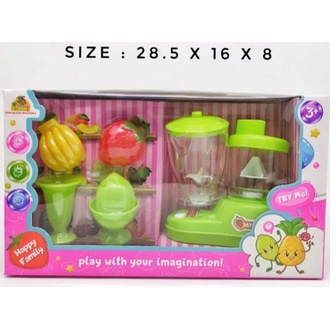 Mainan anak blenderan jus buah dan gelas pakai baterai / Jus Buah Little Juicer Blender /Blender set juice aneka buah