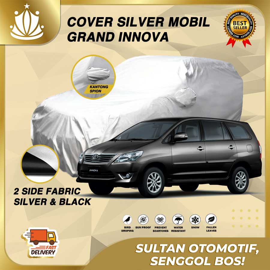 Custom Double Layer Body Cover Grand New Innova Fit On