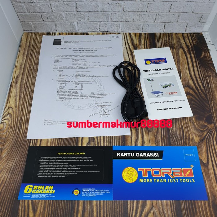 Timbangan Duduk Digital Tora 30 Kg / Timbangan Digital